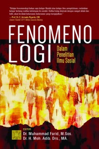Fenomenologi Dalam Penelitian Ilmu Sosial