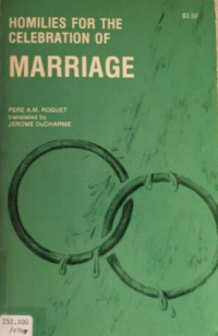 Image of Homilies for the Celebration of Marriage
