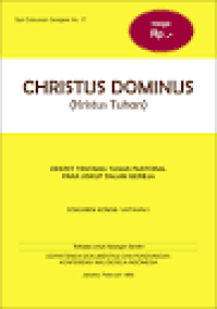 Christus Dominus = Kristus Tuhan