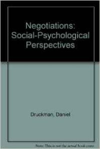 Negotiations: Social Psychological Perspectives
