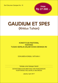 Gaudium Et Spes: Kegembiraan dan Harapan