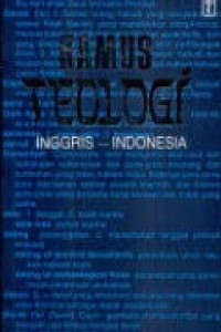 Kamus Teologi Inggris-Indonesia