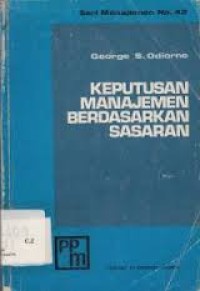 Keputusan Manajemen Berdasarkan Sasaran
