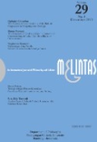 Melintas : An International Journal of Philosophy and Religion Volume 29 Nomor 3 Desember 2013