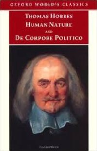 The Elements of Law Natural And Politic: Human Nature and De Corpore Politico