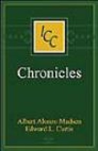 A Critical and Exegetical Commentary on the Books of Chronicles