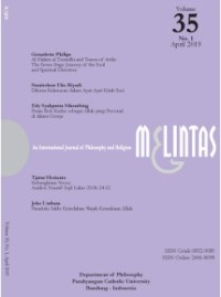 Melintas : An International Journal of Philosophy and Religion Volume 35 Nomor 1 April 2019