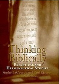 Thinking Biblically : Exegetical and Hermeneutical Studies